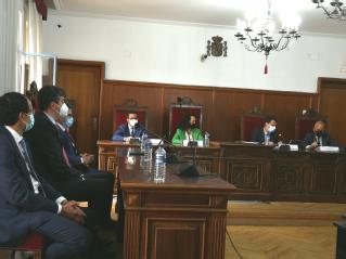 Momento de la presentación del proyecto de interoperabilidad y comunicación automática entre órganos judiciales y administraciones públicas 